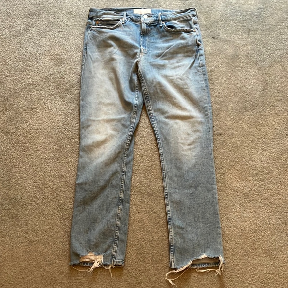 MOTHER demon jeans flirt fray I confess 31